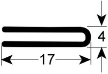 door seal L 930mm dishwasher equiv. no. 200215 suitable for COMENDA