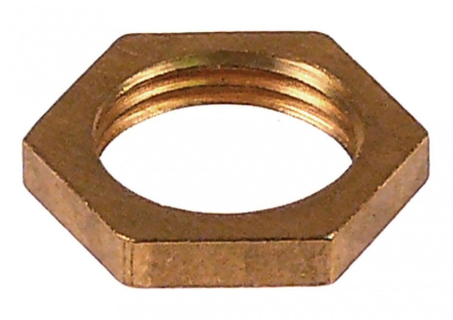 nut 3/8" H 4mm brass A/F 21 Qty 1pc - Code 511472
