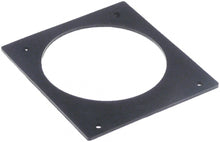 gasket rubber L 119mm W 108mm thickness 3mm hole ø 4,5mm ID ø 90mm
