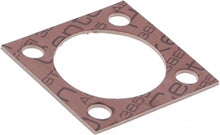gasket fibre L 64mm W 64mm thickness 2,3mm hole ø 9mm hole distance 45mm 4 holes ID ø 46mm