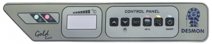 keypad foil silver buttons 6 L 290mm W 56mm