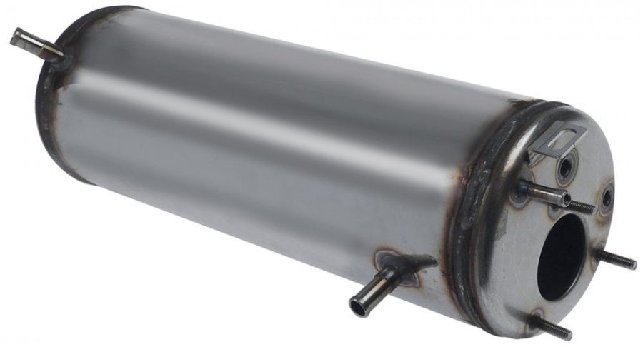 boiler ø 125mm L 370mm 3 hole flange