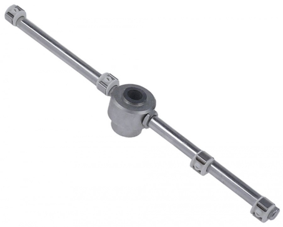 wash arm L 335mm nozzles 4 mounting ø 15/26mm mounting pos. bottom