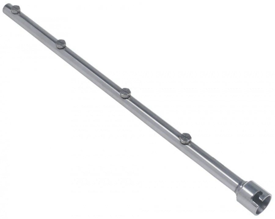 rinse arm L 485mm nozzles 4 mounting ø 25,4mm mounting pos. upper/lower complete with nozzle