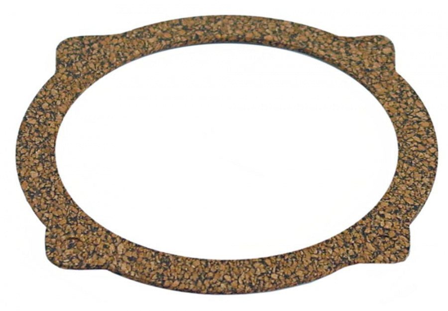 gasket cork D1 ø 114 mm D2 ø 91 mm thickness 2 mm hole distance 113/80mm with 4 screw holes - Code 512237