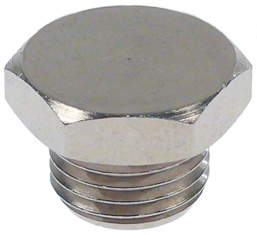Capac cu filet filet 1/2" L filet 8mm oțel inoxidabil P 1 DC 17 grosime cap 4.5mm