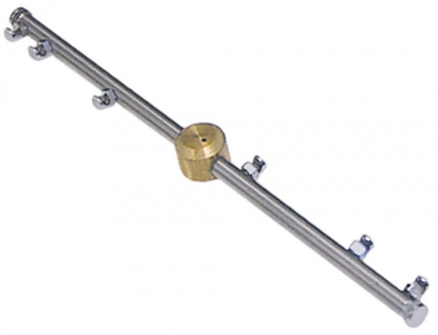 rinse arm L 370 mm nozzles 6 mounting ø 13 mm mounting pos. bottom - Code 513007
