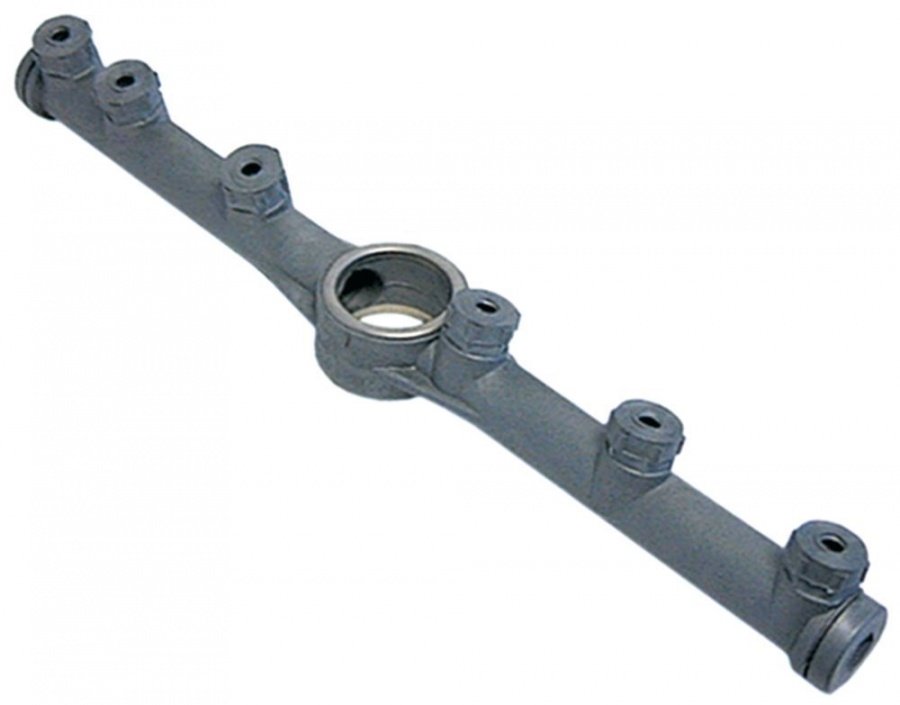 wash arm L 440 mm nozzles 6 mounting ø 43,5 mm mounting pos. bottom - Code 513020