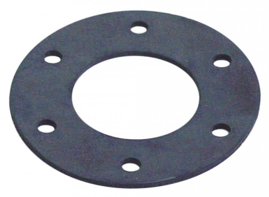 Garnitura cauciuc ø 82 x 42 mm, grosime 2 mm, 6 gauri - 513170
