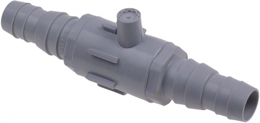 Racord plastic pentru furtun, cu racord de evacuare  - Cod 513257