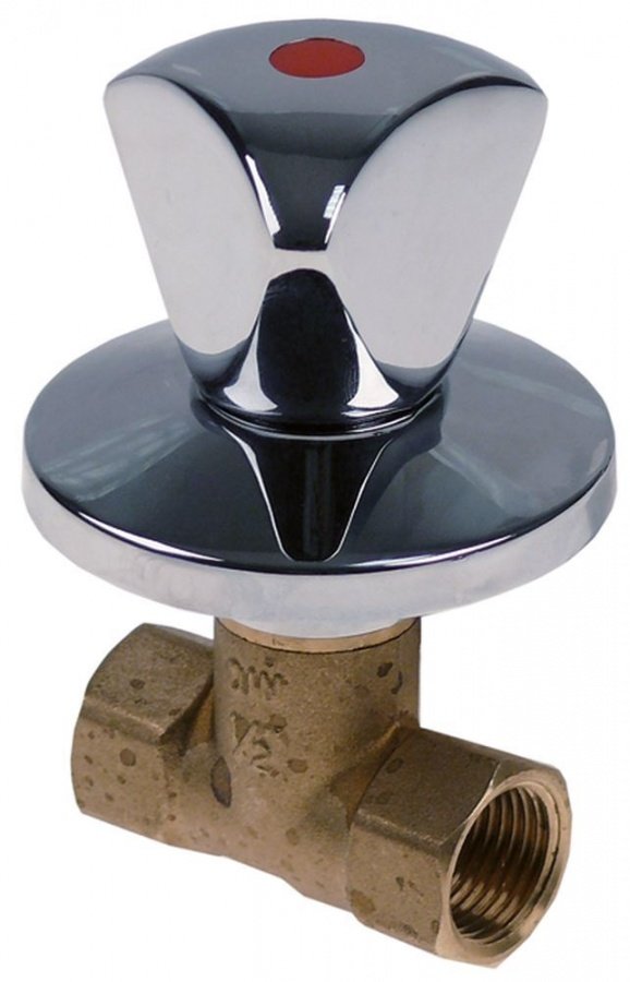 shut-off valve connection 1/2" 1/2" hot total length 65 mm