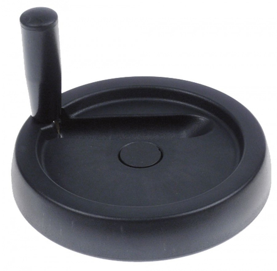hand wheel ø 175mm D1 ø 40mm bore ø 16mm L1 41mm L2 55mm with folding handle handle length 80mm