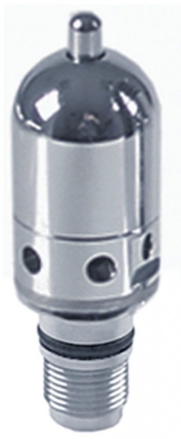 Valvă de aerisire filet 3/8" FE alamă cromată cu garnitură metalică L 42mm ø 27mm - 514458