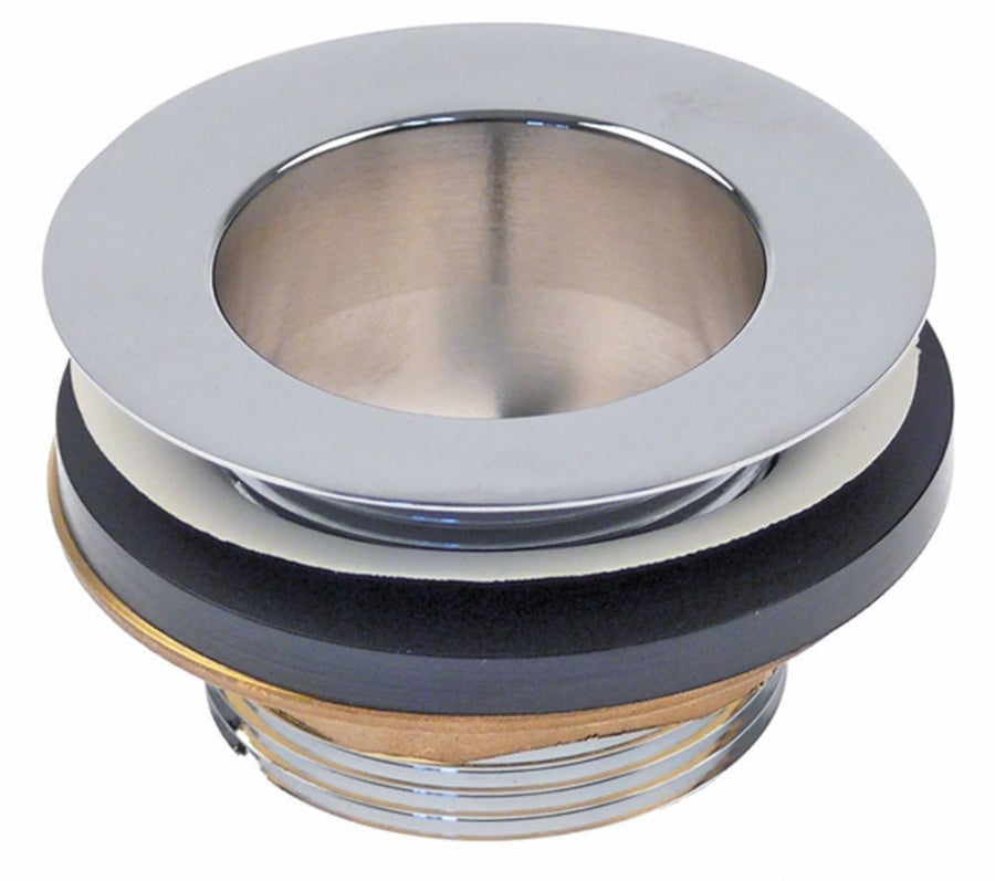 Ventil scurgere cu diam. ext. ø 70 mm, filet racord 1 1/2", alama cromata - 515045