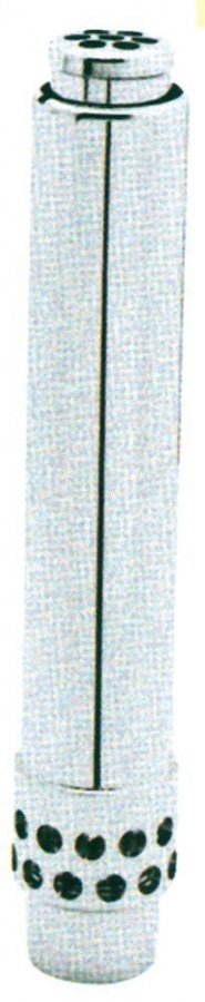 Standpipe usable height 190mm overall height 200mm size 1½" with filter chrome-plated brass ED ø 46mm - 515062