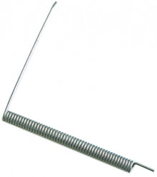 torsion spring ø 15,8 mm L2 179 mm wire gauge ø 3 mm mounting pos. right L1 183 mm - Code 516088