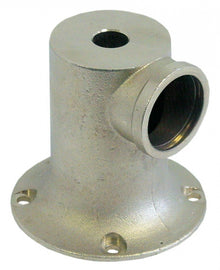 wash arm support for round basket