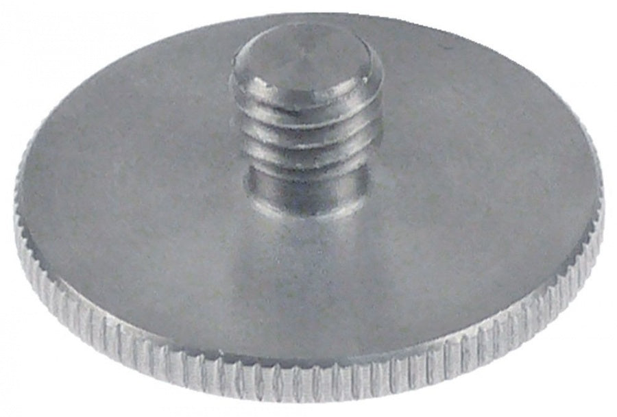 Thumb screw thread M8x1,25 thread L 8 mm ø 30 mm H 3 mm SS mounting pos. lower