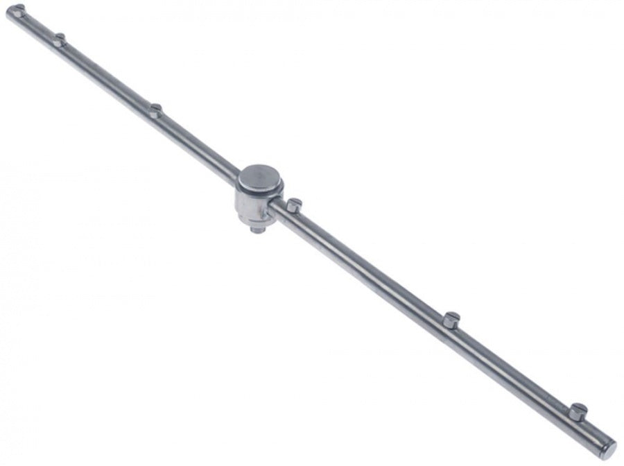 rinse arm mounting pos. upper/lower L 550mm nozzles 6 thread M10x1.5