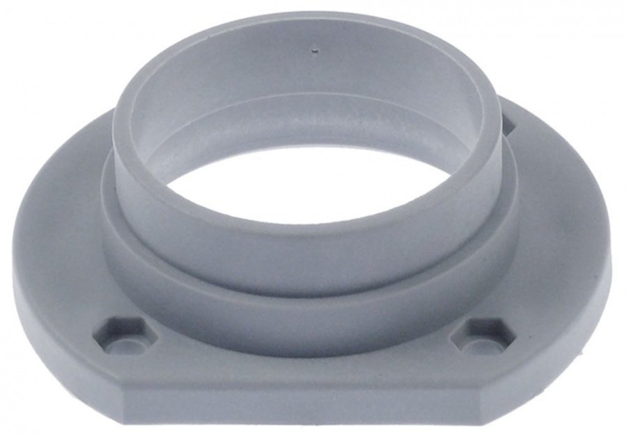 counterflange for wash arm support ø 69mm ID ø 63mm H 35mm mounting distance 64mm hole ø 7mm