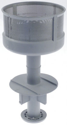 overflow pipe L 305mm with filter ø 155mm tube ø 56mm plastic ID ø 28mm