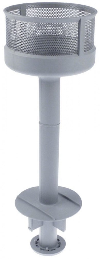 overflow pipe L 467mm with filter ø 155mm tube ø 36mm plastic ID ø 28mm