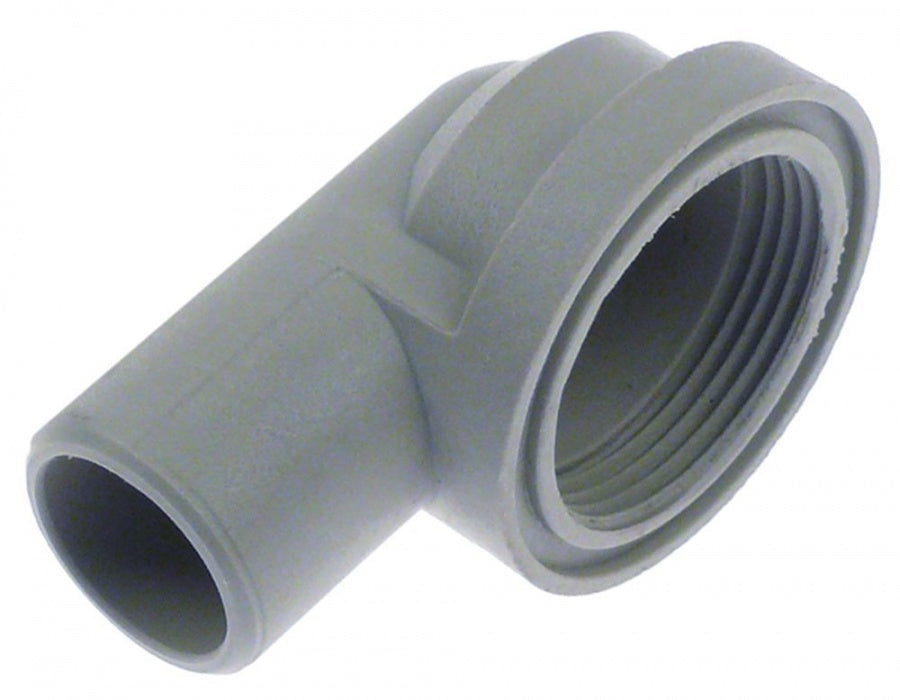 Drain connection angled thread 1¼" ø 30mm L 82mm - 517636