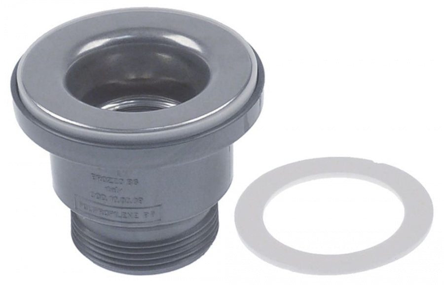 Drain fitting thread 1½" ED ø 78mm ID ø 39mm L 60mm - 517651