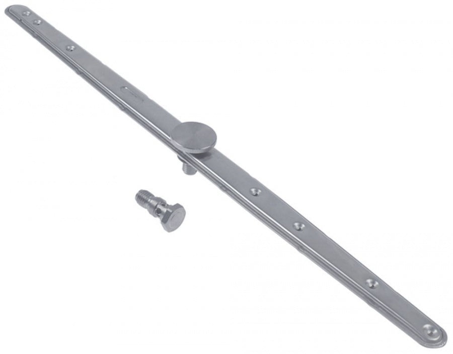 rinse arm mounting pos. bottom L 495mm nozzles 7 with rinse arm shaft M12x1,75