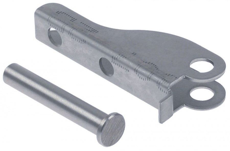 door hinge with bolt mounting pos. left/right ø 8mm L 72mm