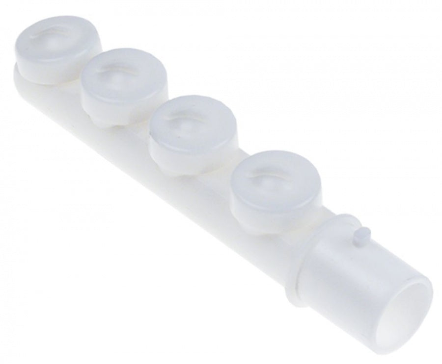 wash arm L 190 mm nozzles 4 mounting ø 31,7 mm mounting pos. upper/lower ø 32 mm - Code 518083