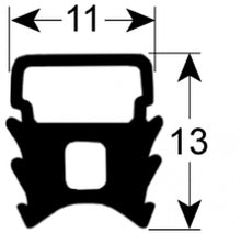 door seal L 1370mm - Code 518088