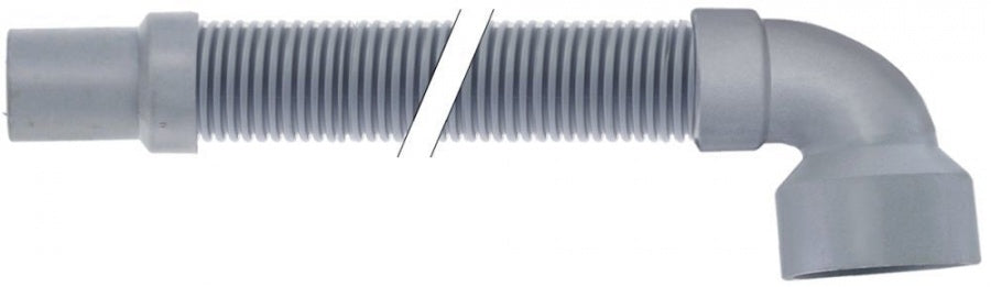 Furtun de golire L 2000 mm, capat drept ø 35/32 mm, capat cu cot ø 58/50 mm - 518103