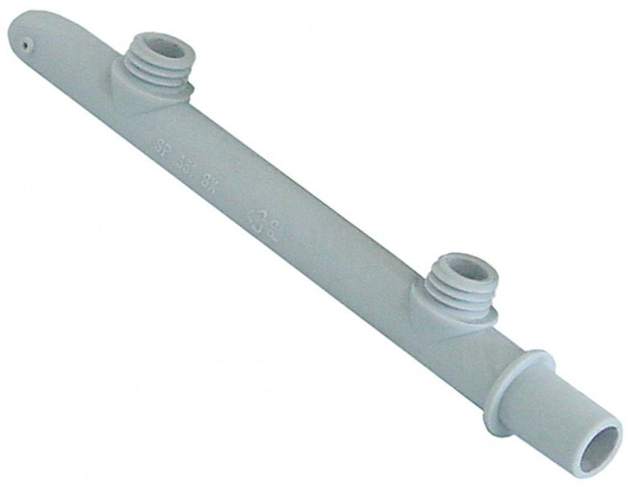 rinse arm mounting pos. left L 165 mm mounting ø 14 mm nozzles 2  - Code 518431