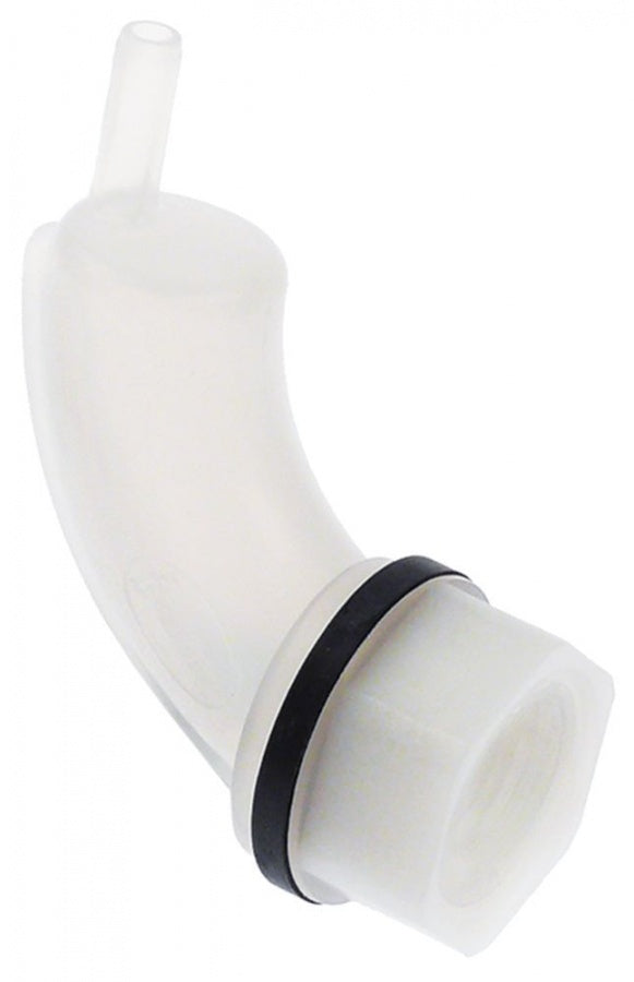 air trap L 80mm W 36mm ø 25mm H 68mm ¾" hose connector ø 7mm plastic