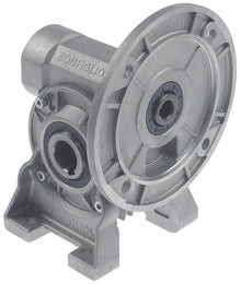 Reductor turație tip VF49A60 ø flanșă 160mm ø ax motor 14mm ø ax de antrenare 25mm