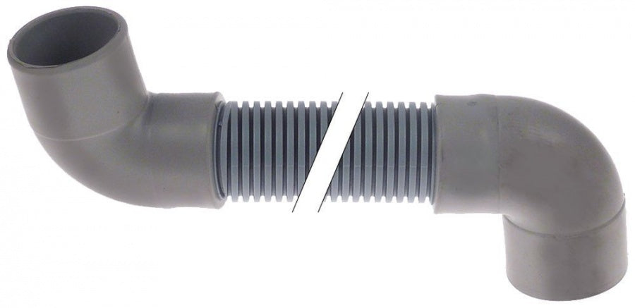 furtun de evacuare DN24 L 500mm îndoită ø interior 29mm îndoită ø exterior 34mm