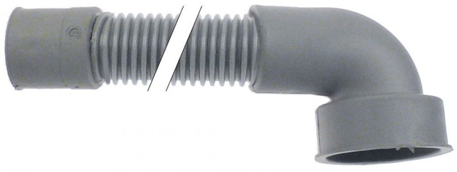 furtun de evacuare DN34 L 600mm dreaptă ø interior 30mm dreaptă ø exterior 40mm