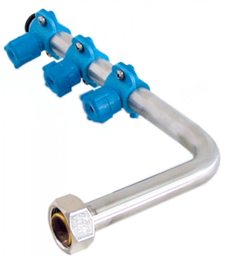 wash arm mounting pos. upper H 135 mm L 225 mm nozzles 3 elbow - Code 519014