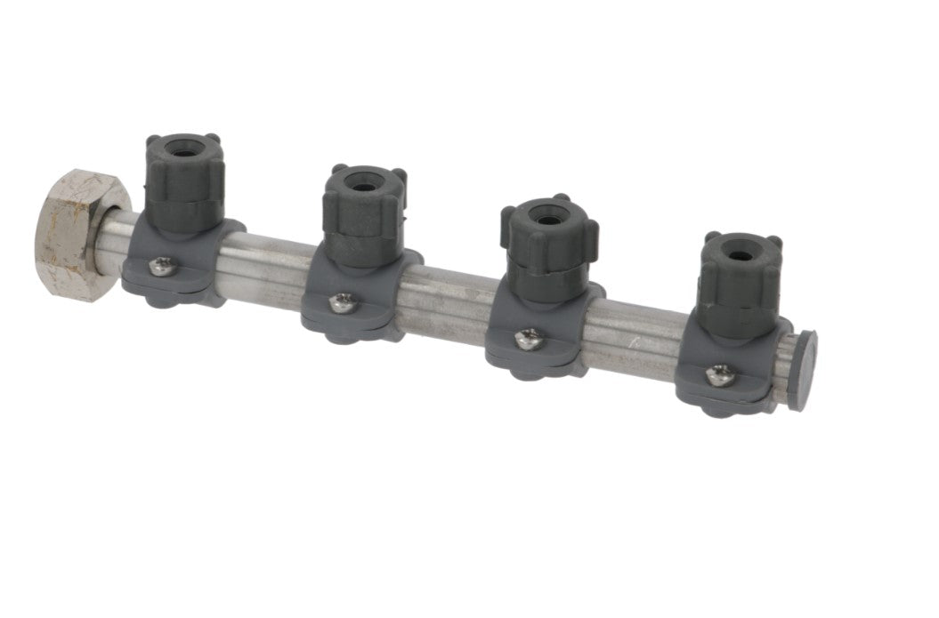 Braț de spălare filet 3/4" Î 45mm L 210mm unghiular/scurt PM sus duze 3