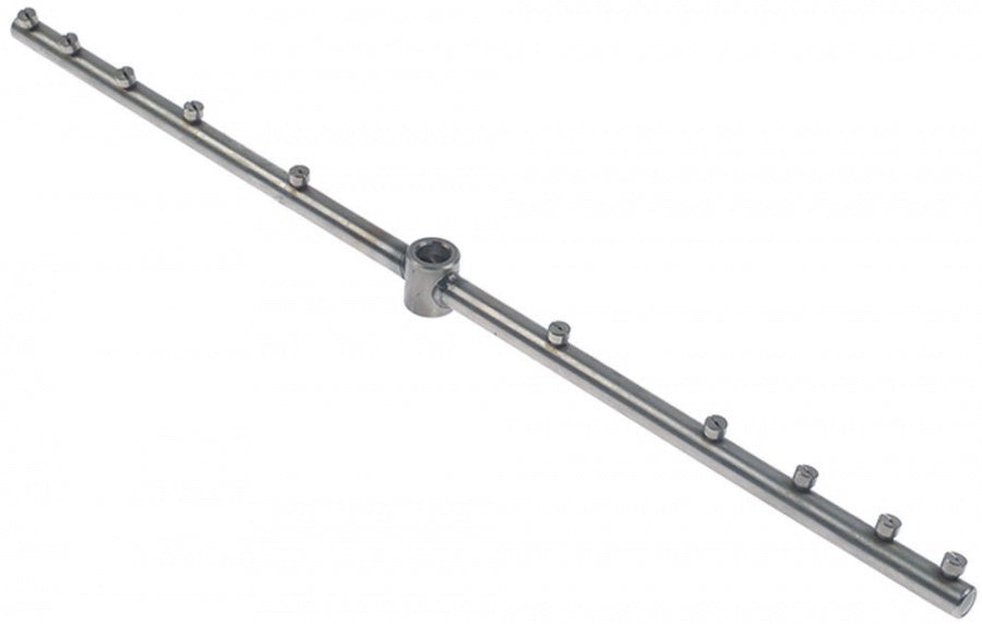 rinse arm L 670mm nozzles 10 mounting ø 12mm mounting pos. upper/lower stainless steel