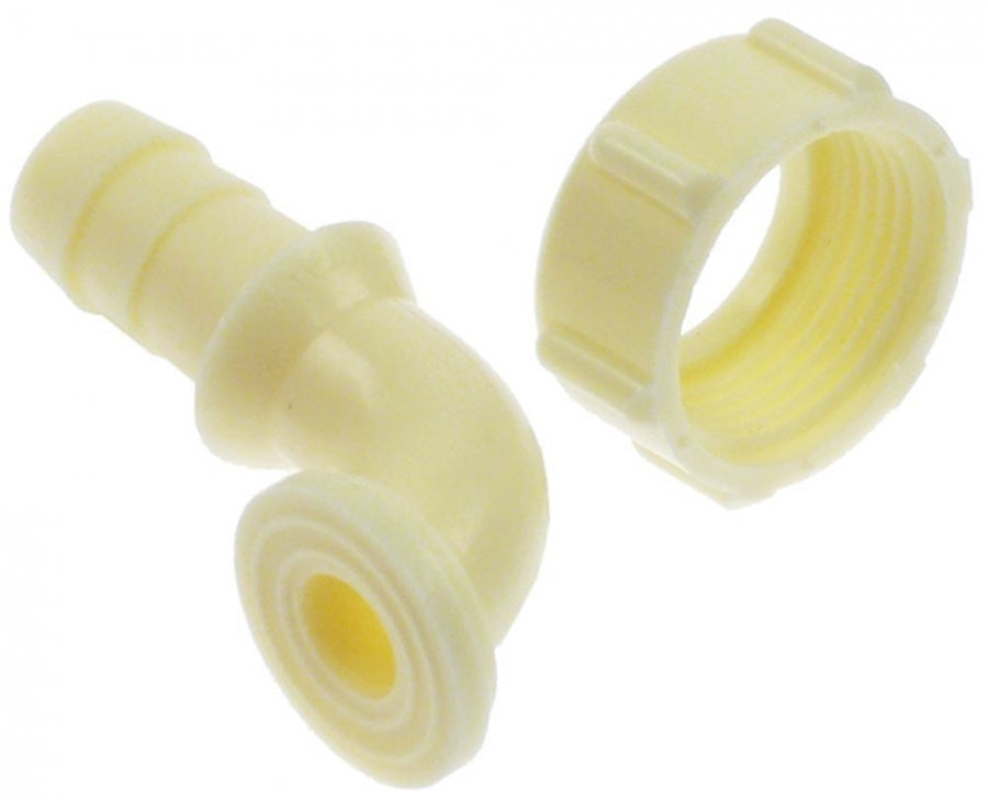 Racord cu cot pentru furtun, filet 3/4", racord furtun ø 13,5 mm, 5 bucati - 520059