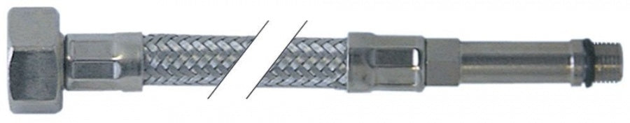 Furtun alimentare flexibil INOX 1/2" filet mic M10x1, L 450mm - 520102