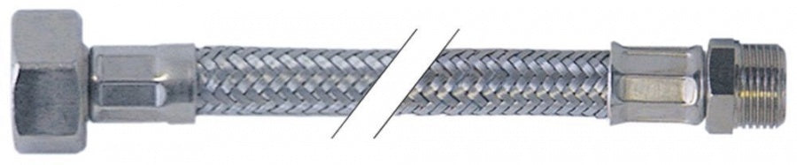Furtun alimentare flexibil INOX filet exterior 3/8" filet interior ½" L 500mm - 520104