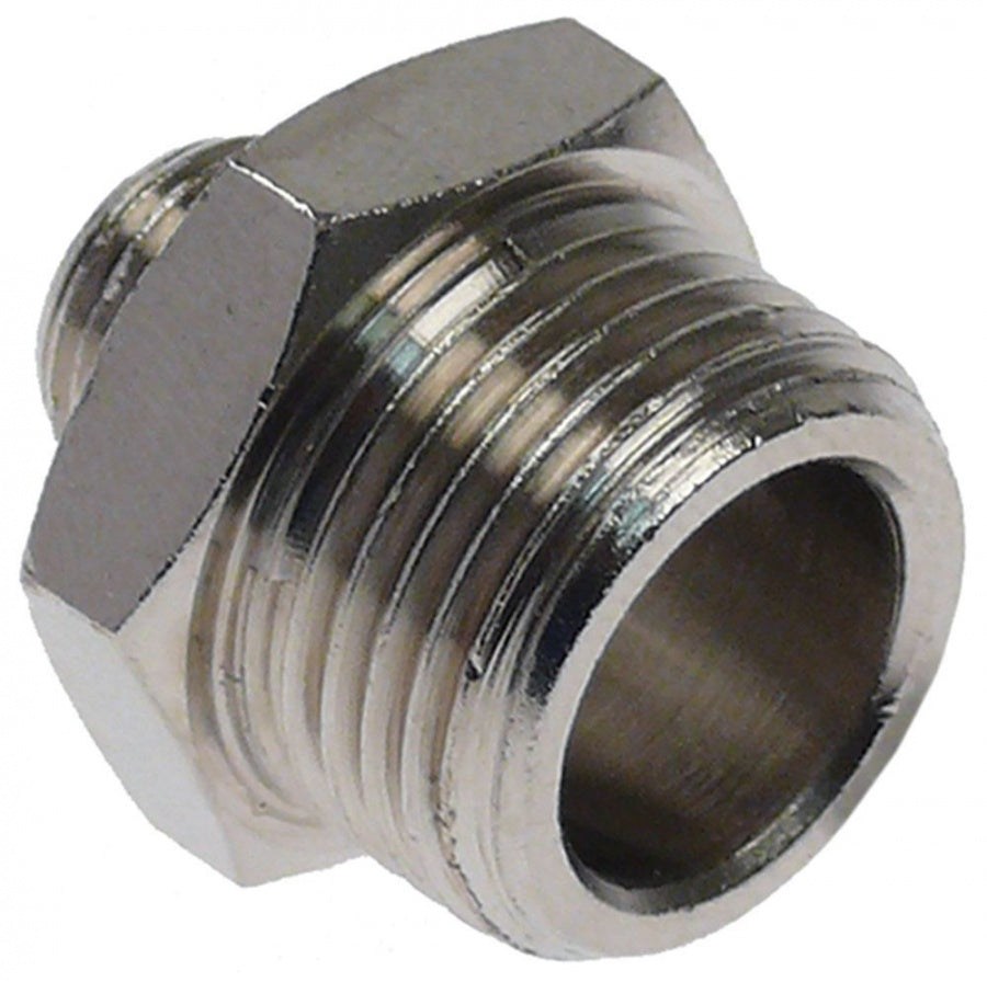 Niplu redus 3/8"-1/8", din alama cromata - 520162