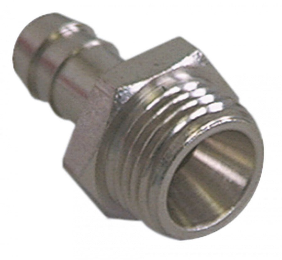 Racord pentru furtun 1/8", ø stut 8 mm, din alama cromata - 520197