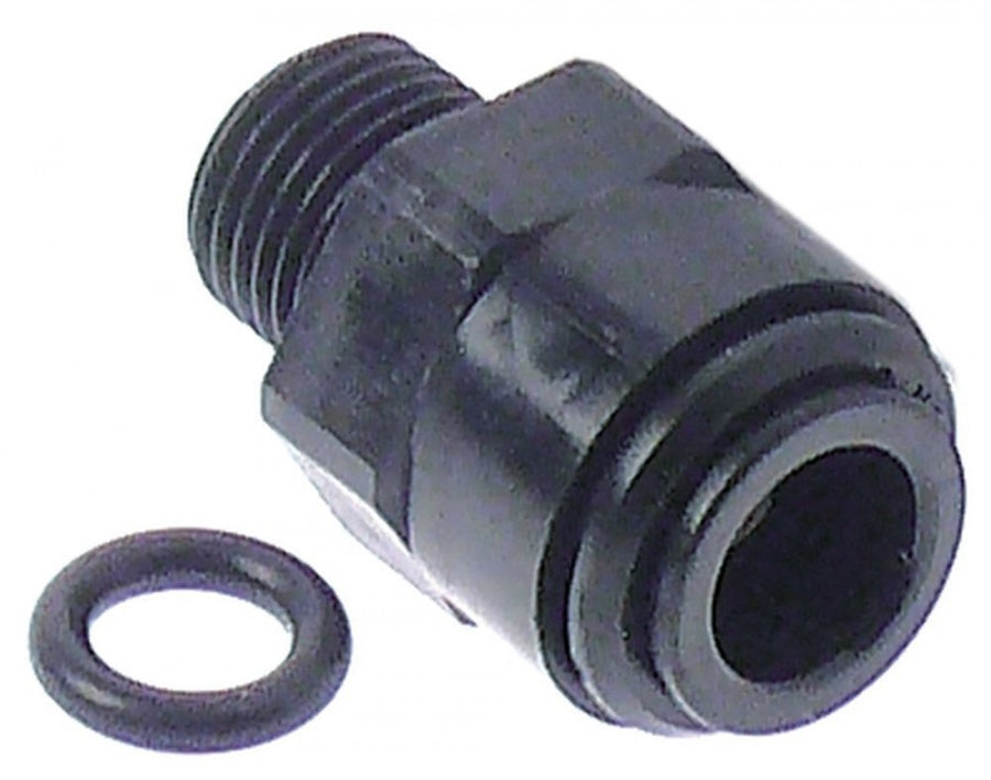 Racord rapid John Guest PM011002E, filet 1/4", tub ø 10 mm, din plastic - 520360