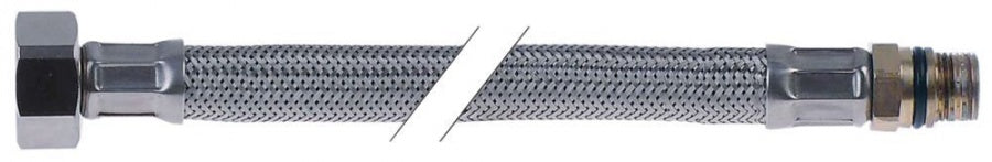 Furtun alimentare flexibil INOX filet interior ¾" filet exterior 3/8" L 1000mm - 520393