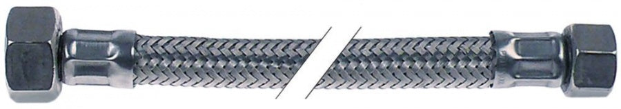 flex hose SS straight-straight, flat seat connections 3/8"-1/2" L 740 mm - 520459