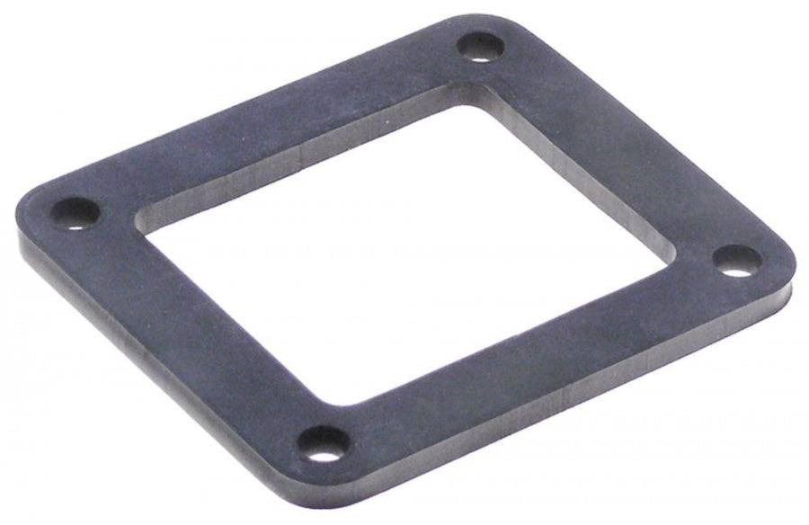gasket rubber L 96mm W 84mm thickness 5mm hole ø 7mm hole distance 65x78mm